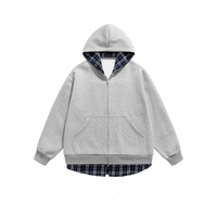 Two-piece hooded sweatshirt