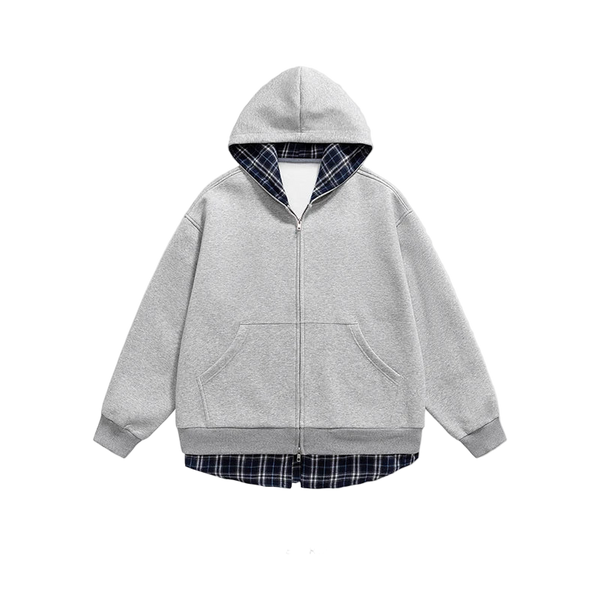 Two-piece hooded sweatshirt